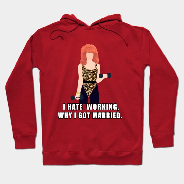 peggy bundy Hoodie by aluap1006